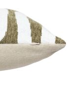 Housse de coussin Jeni vert kaki - 30x50 cm