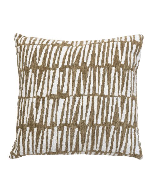 Housse de coussin Jeni  vert kaki - 40x40 cm