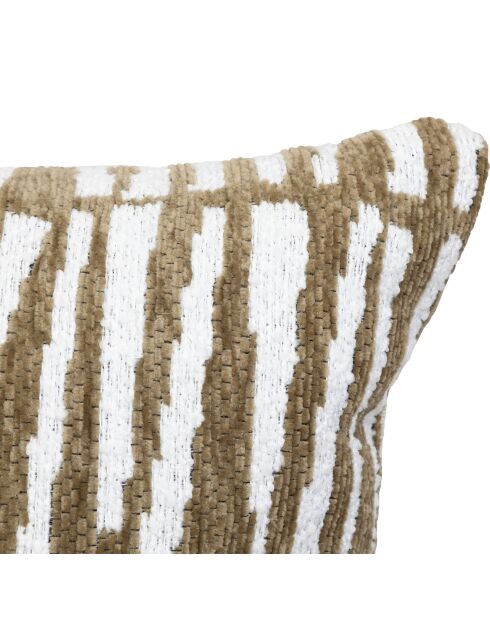 Housse de coussin Jeni  vert kaki - 40x40 cm