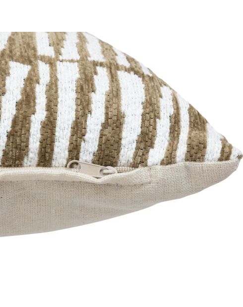 Housse de coussin Jeni  vert kaki - 40x40 cm