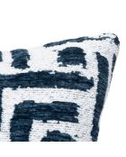 Housse de coussin Jeni bleu egéen - 40x40 cm