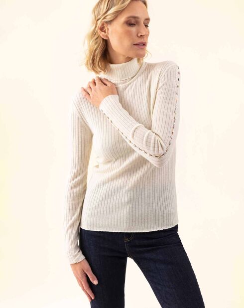 Pull en Laine mélangée Kris écru