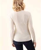 Pull en Laine mélangée Kris écru