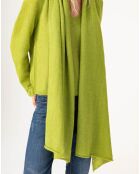 Echarpe en Kidmohair & Laine Lisam anis - 50x90 cm