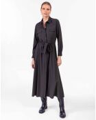Robe avec Ceinture Oscar noire