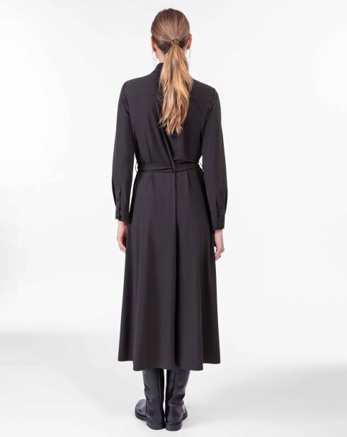 Robe avec Ceinture Oscar noire