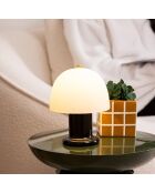 Lampe LED Rick noire - 16x16x21 cm