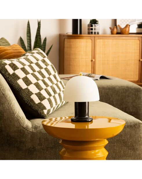 Lampe LED Rick noire - 16x16x21 cm