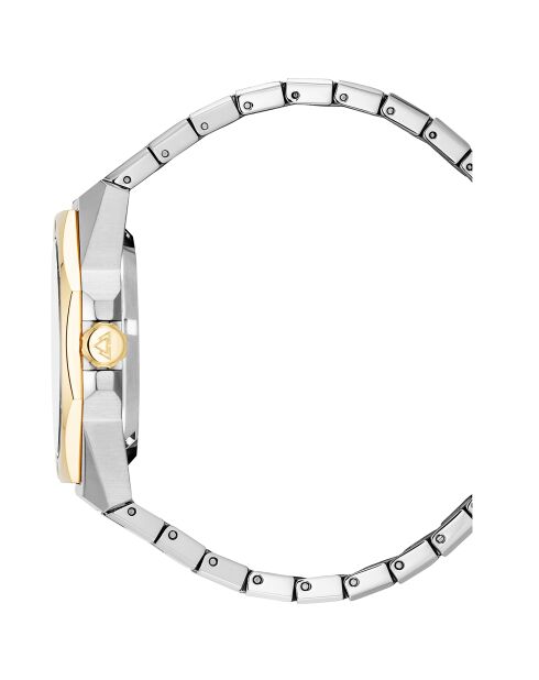 Montre Homme Automatique en Acier Raidillon Skeleton argenté/doré