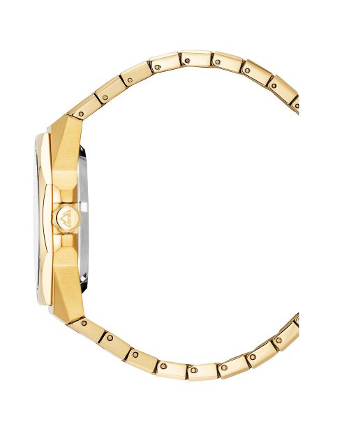 Montre Homme Automatique en Acier Raidillon Skeleton dorée