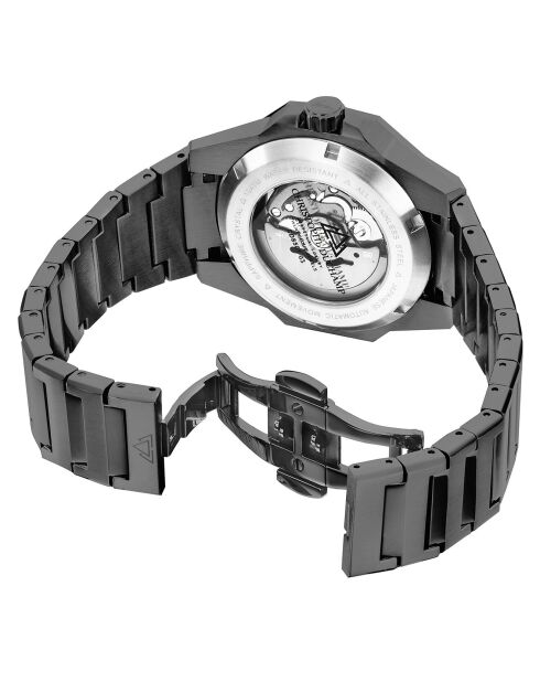 Montre Homme Automatique en Acier Raidillon Skeleton noire
