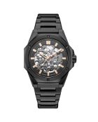 Montre Homme Automatique en Acier Raidillon Skeleton noire
