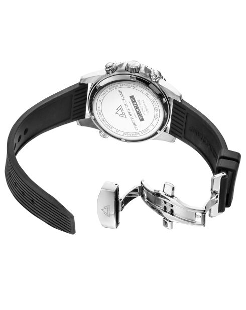 Montre Homme Quartz en Caoutchouc Velocite V1 noire