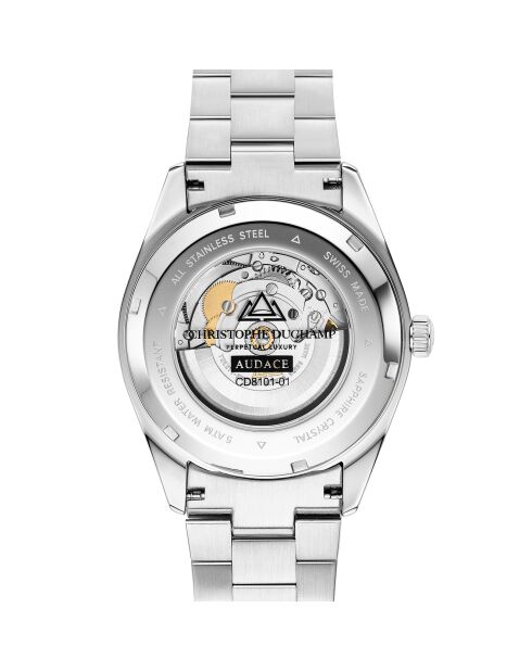 Montre Homme Quartz en Acier Audace II argentée