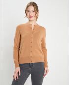 Cardigan Zacao camel