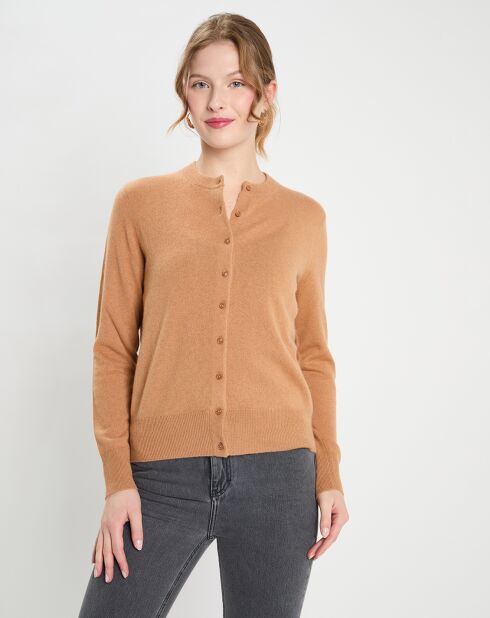 Cardigan Zacao camel