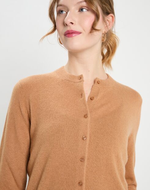 Cardigan Zacao camel