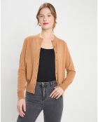 Cardigan Zacao camel