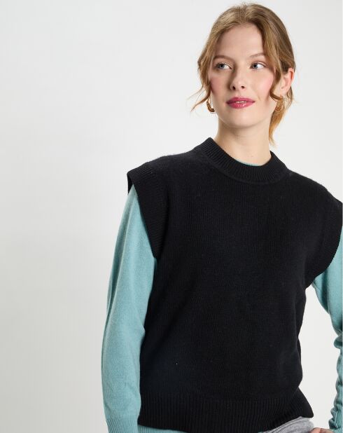 Pull en Laine & Cachemire Solal noir