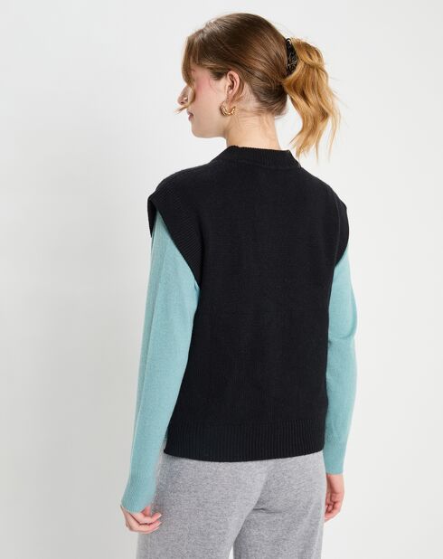 Pull en Laine & Cachemire Solal noir