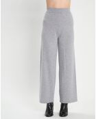 Pantalon 100% Cachemire Large Zalcov gris