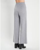 Pantalon 100% Cachemire Large Zalcov gris