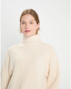 Pull en Laine & Cachemire Sydney écru