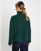 Pull en Laine & Cachemire Sydney vert foncé