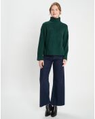 Pull en Laine & Cachemire Sydney vert foncé