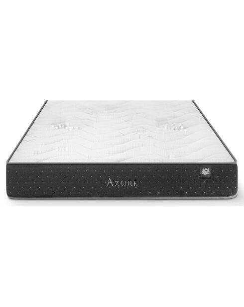Matelas Azure gris bleu/blanc - 140x190 cm