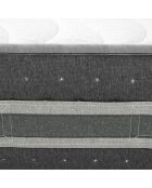 Matelas Azure gris bleu/blanc - 140x200 cm