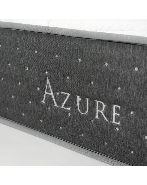 Matelas Azure gris bleu/blanc - 80x200 cm