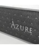 Ensemble matelas et 2 sommiers Azure gris bleu/blanc - 2x90x200 cm