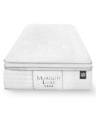 Ensemble matelas et sommier Marquis gris/blanc - 80x200 cm