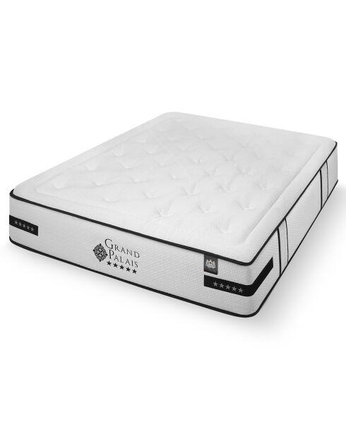 Matelas Grand Palais gris/blanc - 140x190 cm