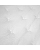 Ensemble matelas et sommier Continental gris/blanc - 140x190 cm