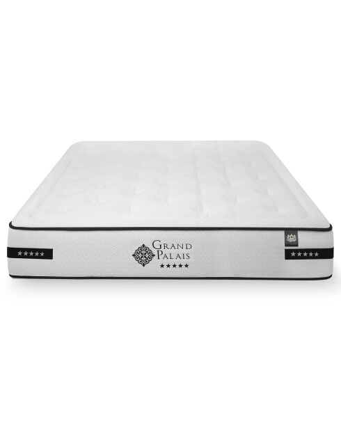 Matelas Grand Palais gris/blanc - 200x200 cm