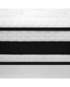 Ensemble matelas et sommier Continental gris/blanc - 140x190 cm