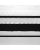 Ensemble matelas et 2 sommiers Continental gris/blanc - 2x90x200 cm