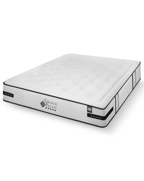 Matelas Grand Palais gris/blanc - 160x200 cm