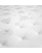 Ensemble matelas et sommier Windsor gris/blanc - 80x200 cm