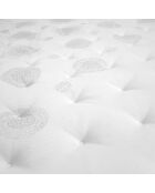 Ensemble matelas et sommier Windsor gris/blanc - 140x190 cm