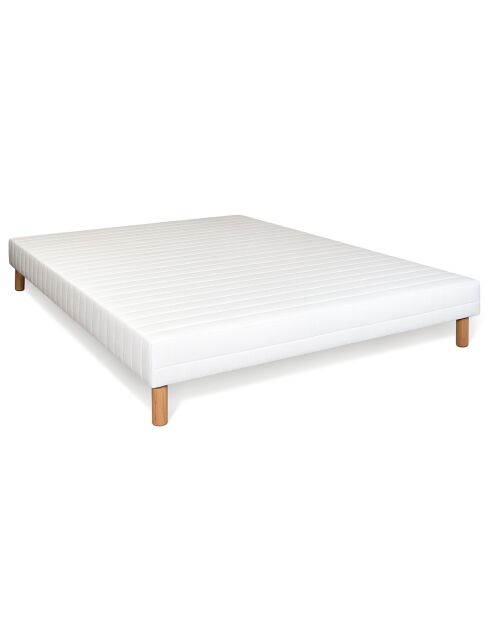 Sommier en sapin blanc - 140x190 cm