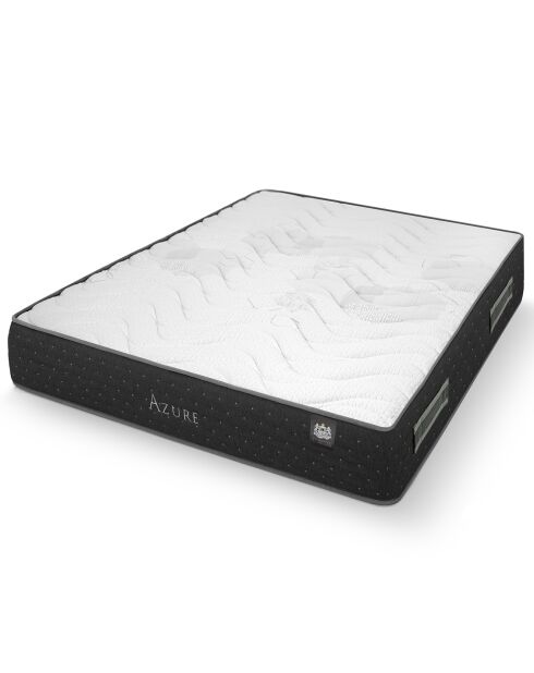 Matelas Azure gris bleu/blanc - 140x190 cm