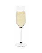 3 Flûtes à Champagne transparentes - 22 cl