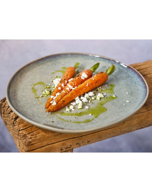 Oona Tafelset aus Sandstein, grüner Sand, 18-teilig