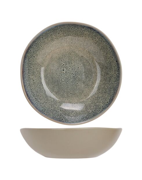 Oona Tafelset aus Sandstein, grüner Sand, 18-teilig