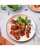 Service de table en Grès Sintra rouge - 24 pièces