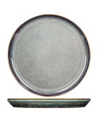 Service de table en Grès Jade vert foncé - 12 pièces