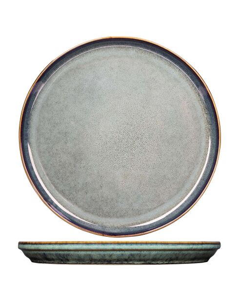 Service de table en Grès Jade vert foncé - 12 pièces